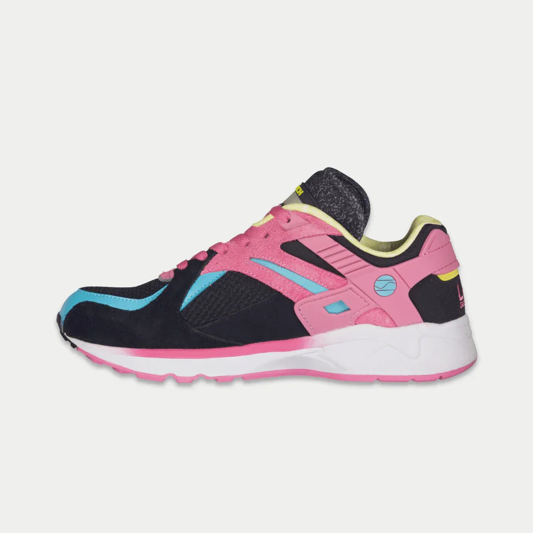 Tenis Light-Up Mujer — Negro y Rosa