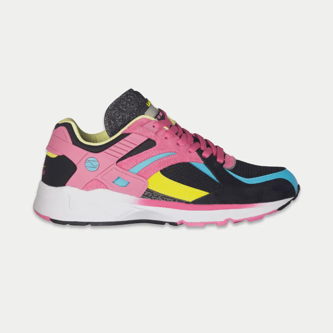 Tenis Light-Up Mujer — Negro y Rosa